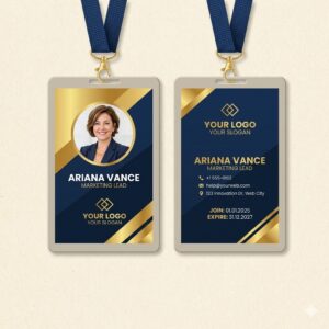 Seminar & Expo Exhibition Staff ID Cards