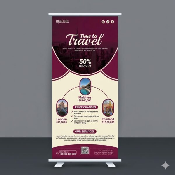 Roller Banners | Best Online Roller Banner Printing in Pakistan
